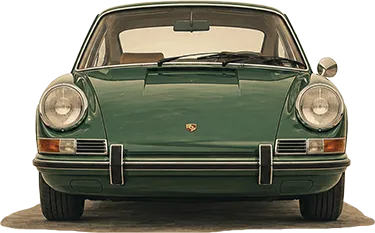 vintage green coupe